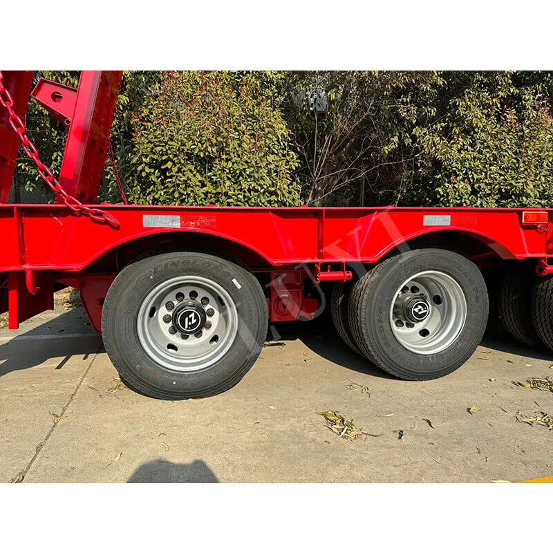 4‑axle low‑bed semi‑trailer