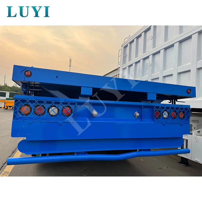 3‑axle flatbed semi‑trailer