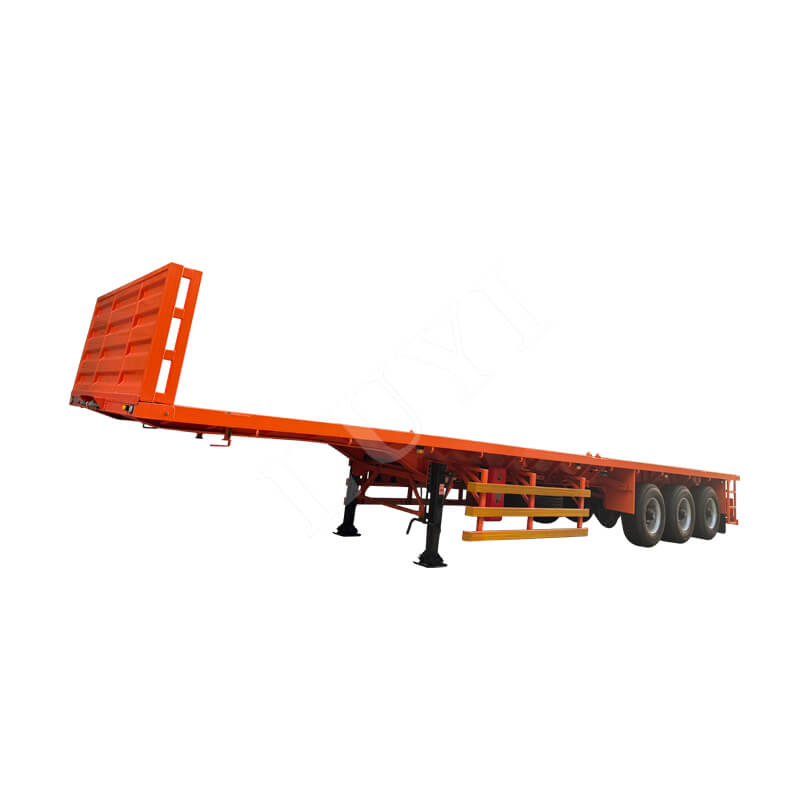 3‑axle flatbed semi‑trailer