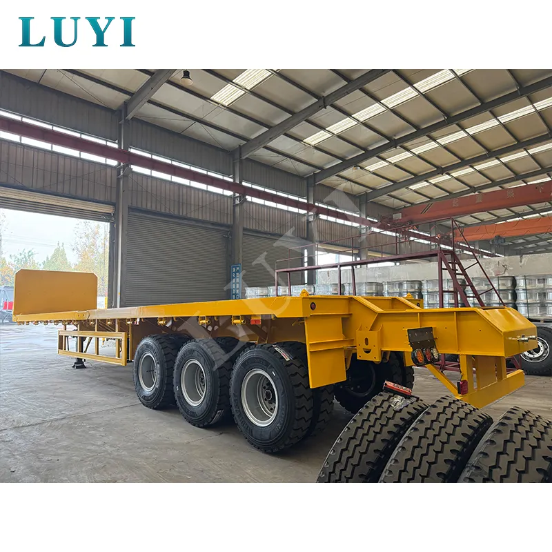 Flat Semi Trailer Export Case For Southeast Asian General Freight Industry
