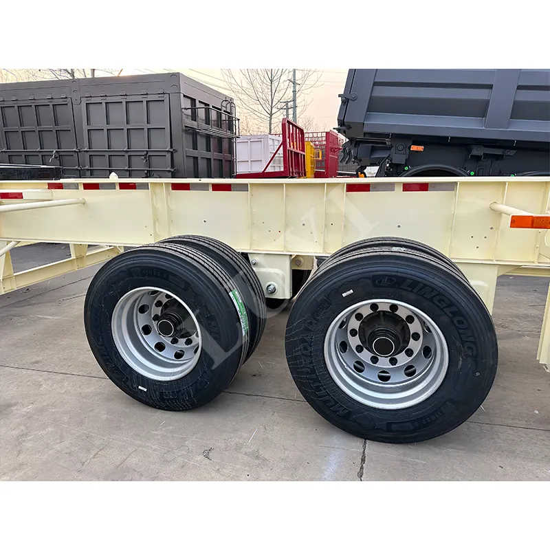 2‑axle 40ft container skeleton semi‑trailer
