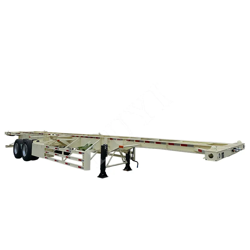 2‑axle 40ft container skeleton semi‑trailer
