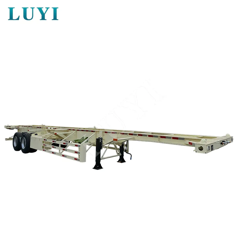 2‑axle 40ft container skeleton semi‑trailer
