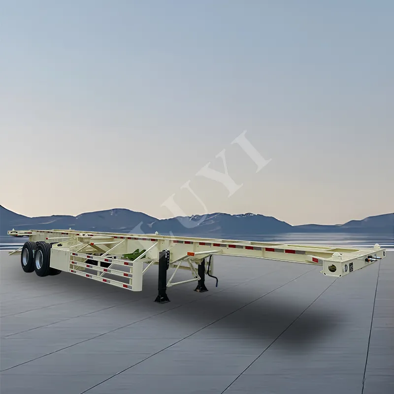 2‑axle 40ft container skeleton semi‑trailer