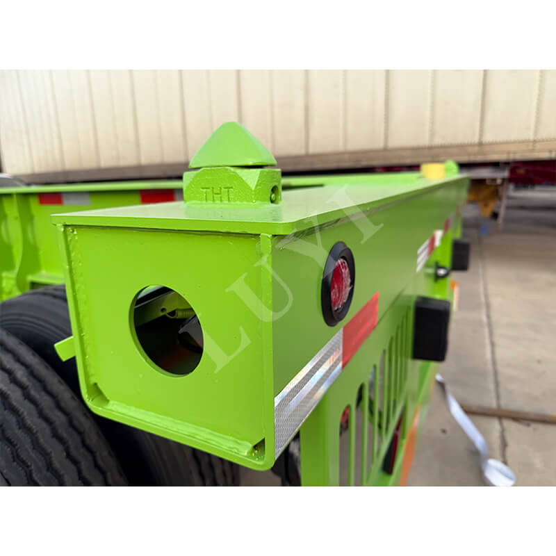 2‑axle container skeletal trailer