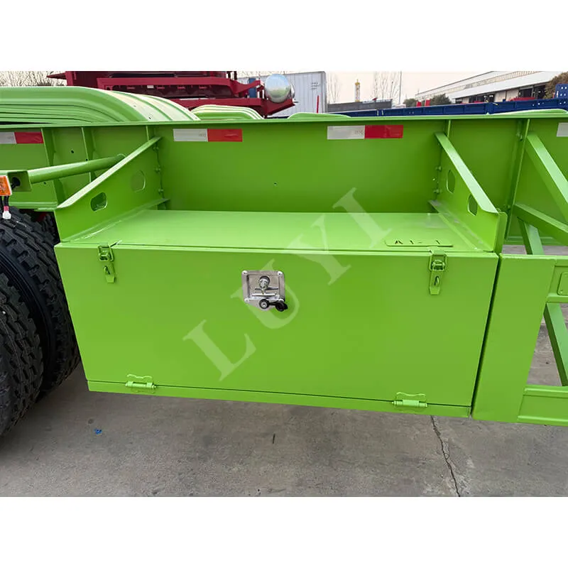 2‑axle container skeletal trailer