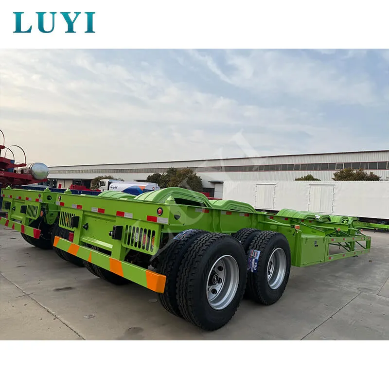 2‑axle container skeletal trailer