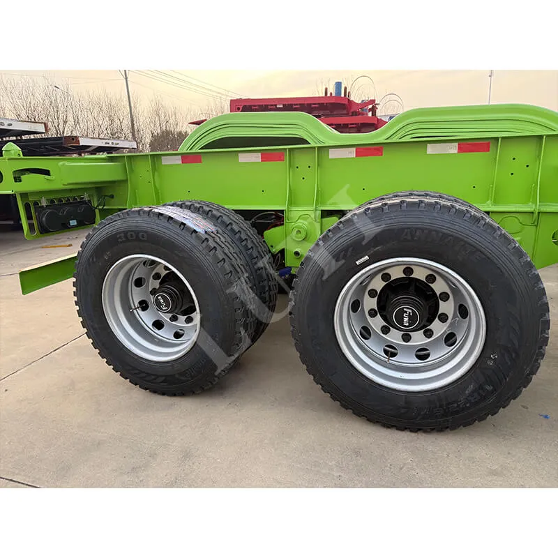 2‑axle container skeletal trailer