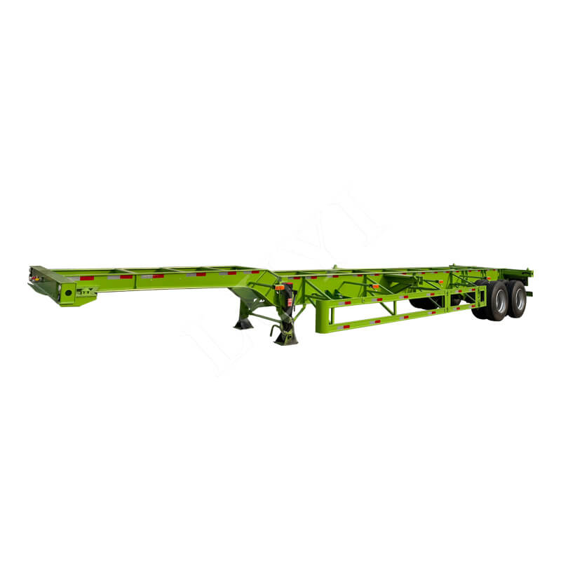 2‑axle container skeletal trailer