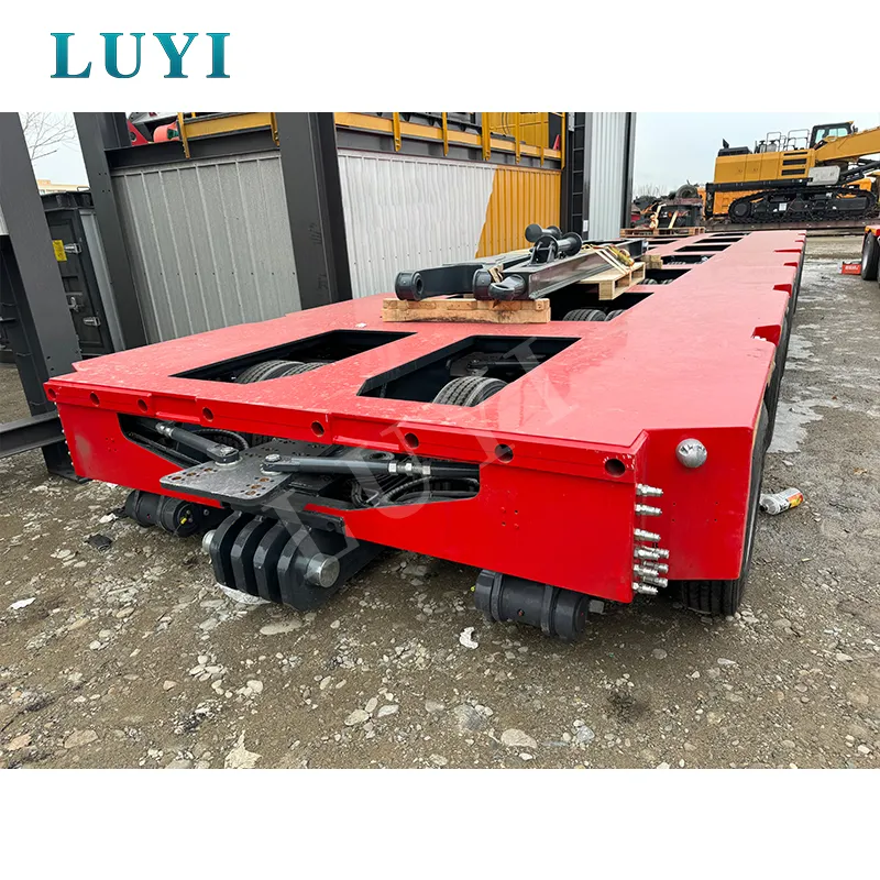 3‑axle low‑bed semi‑trailer