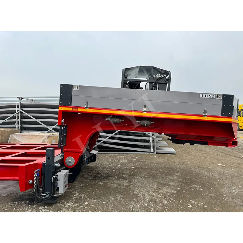 3‑axle low‑bed semi‑trailer