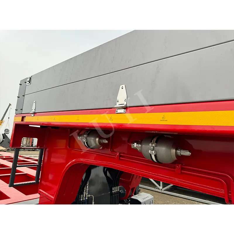3‑axle low‑bed semi‑trailer