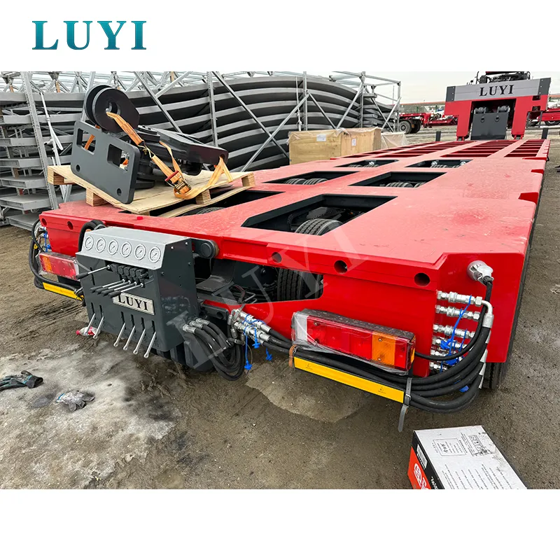 3‑axle low‑bed semi‑trailer