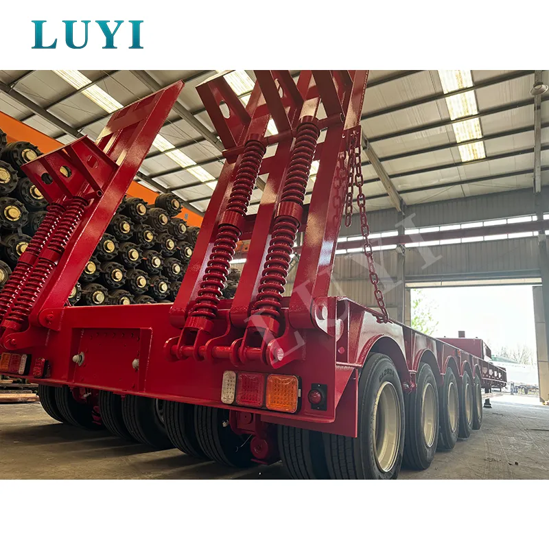 17.5‑meter 10‑axle low‑bed semi‑trailer