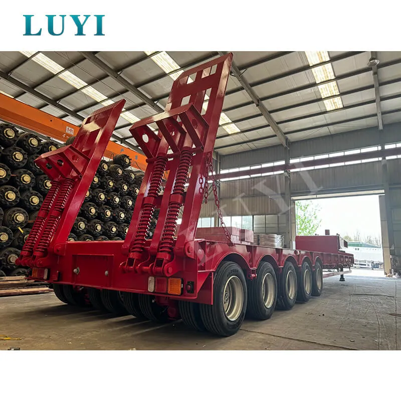 17.5‑meter 10‑axle low‑bed semi‑trailer