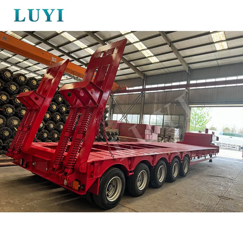 17.5‑meter 10‑axle low‑bed semi‑trailer