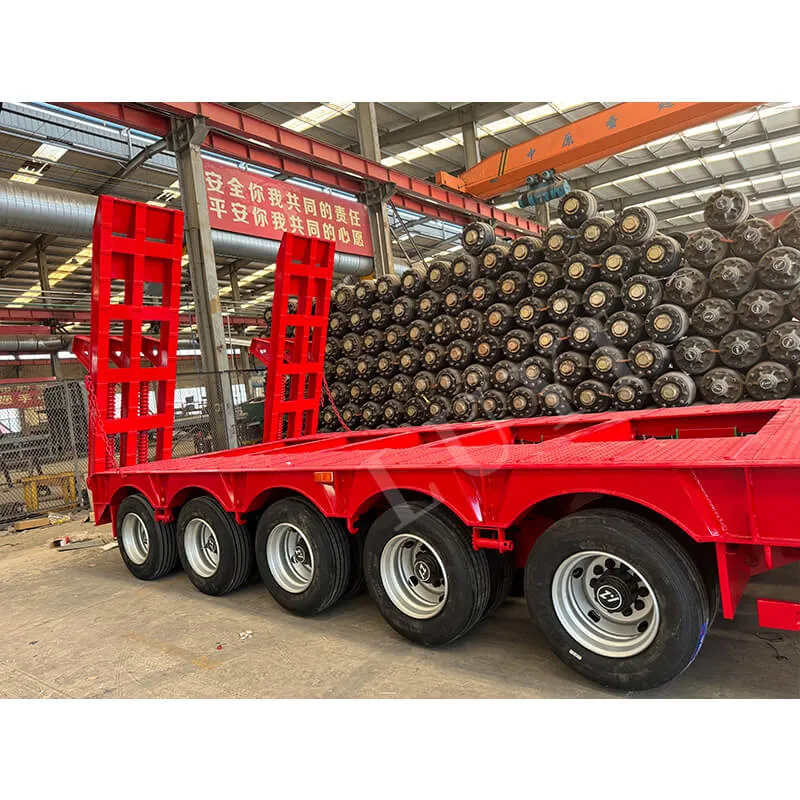 17.5‑meter 10‑axle low‑bed semi‑trailer