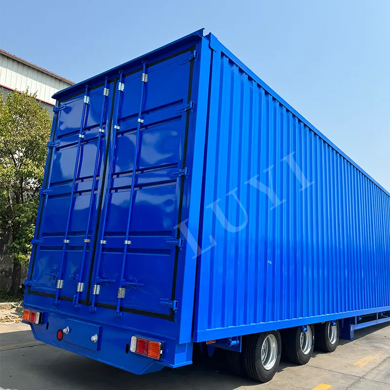 special low‑bed box‑type semi‑trailer