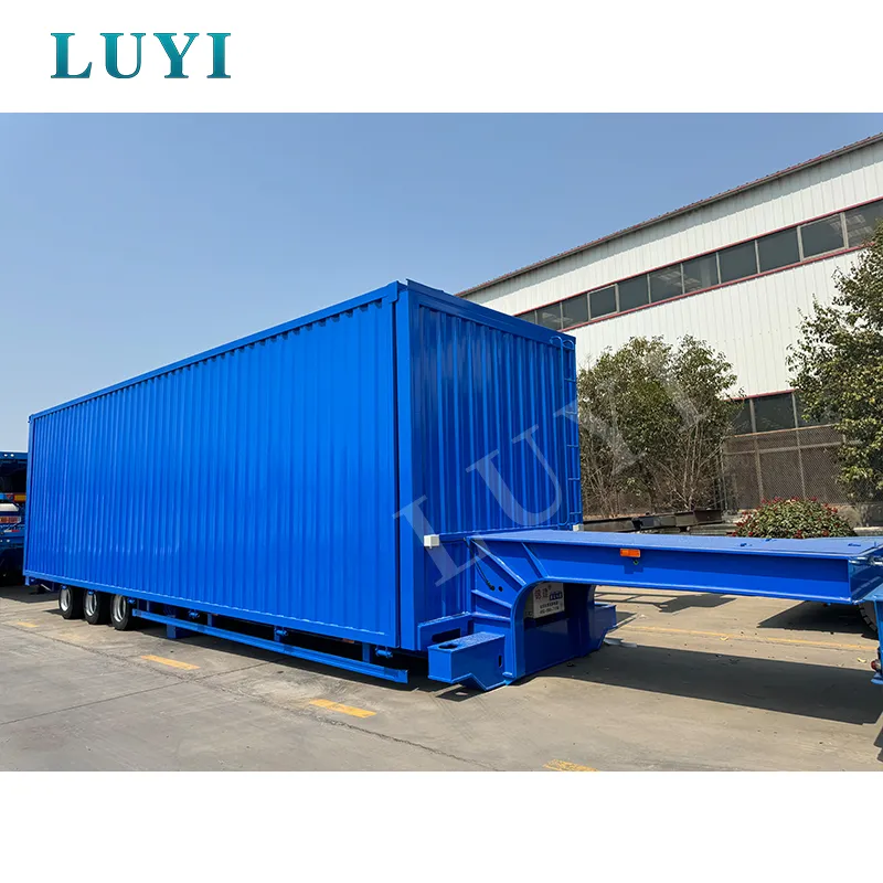 special low‑bed box‑type semi‑trailer