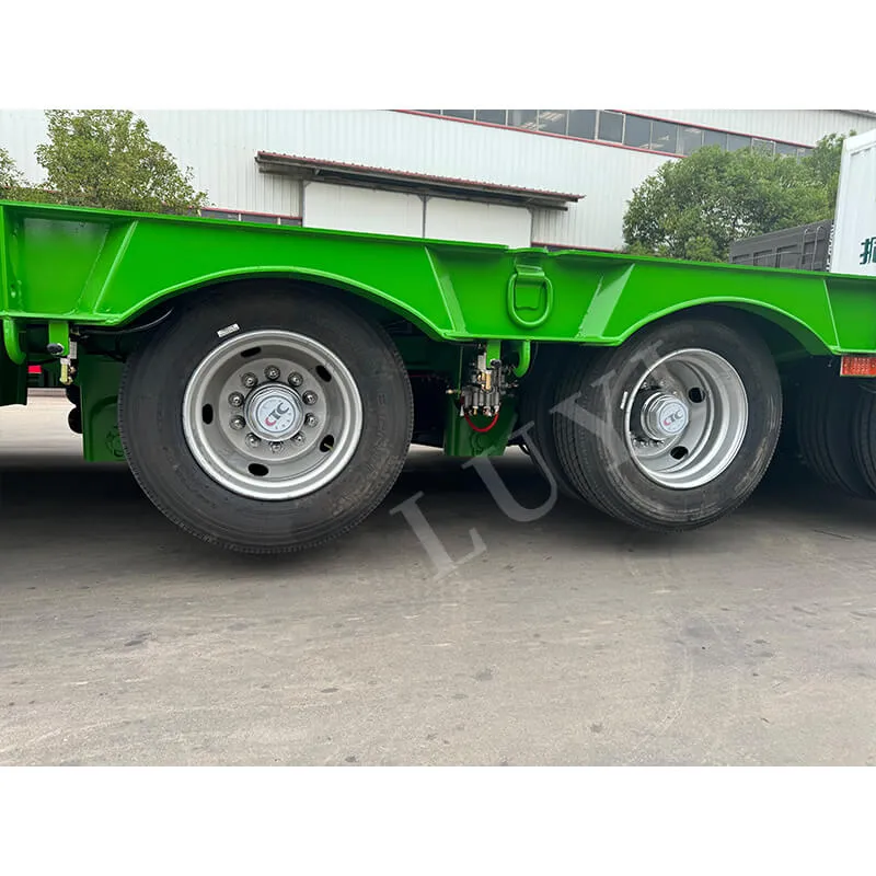 7‑axle low‑bed semi‑trailer