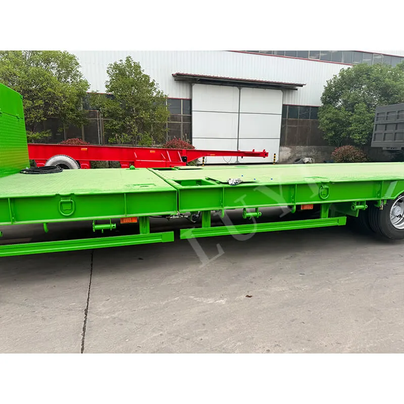 7‑axle low‑bed semi‑trailer