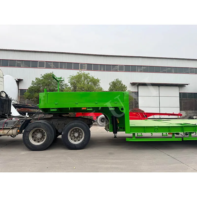 7‑axle low‑bed semi‑trailer