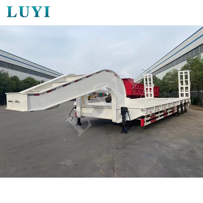 3‑axle low‑bed semi‑trailer