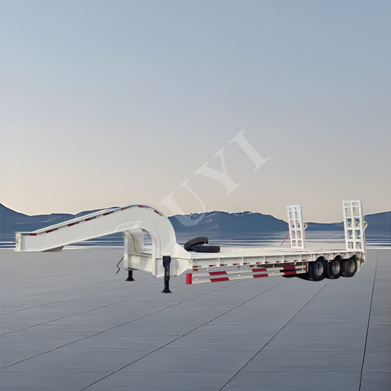 3‑axle low‑bed semi‑trailer