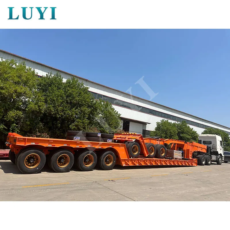 4‑axle low‑loader semi‑trailer