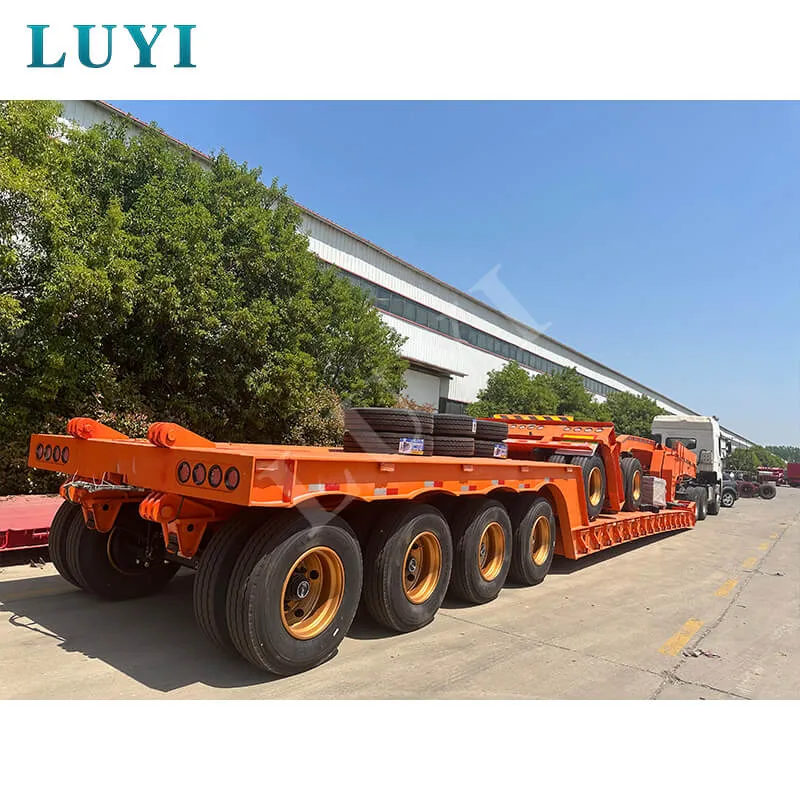 4‑axle low‑loader semi‑trailer