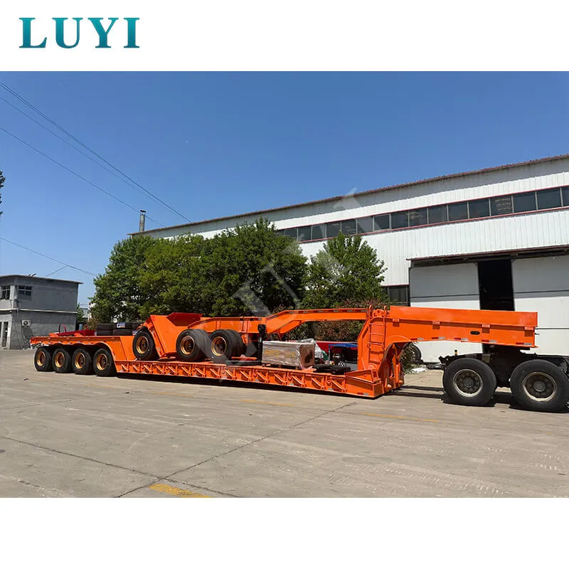 4‑axle low‑loader semi‑trailer