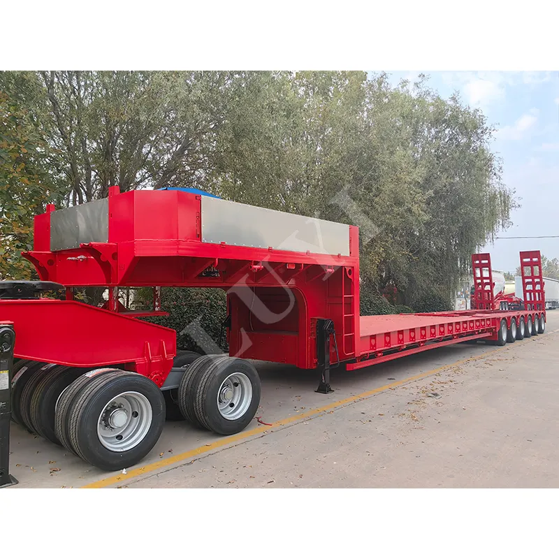 18m extendable low‑bed semi‑trailer