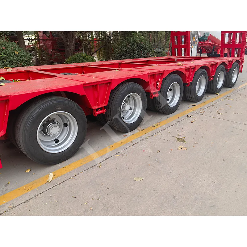 18m extendable low‑bed semi‑trailer