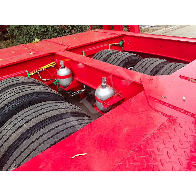 18m extendable low‑bed semi‑trailer, 5m extension length