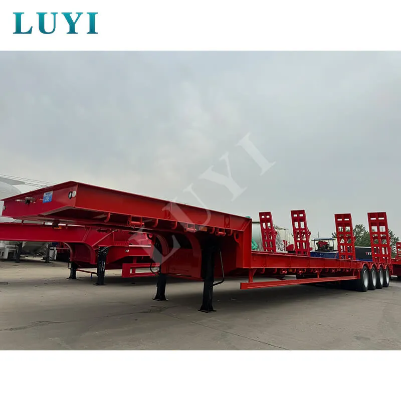 4‑axle low‑bed semi‑trailer