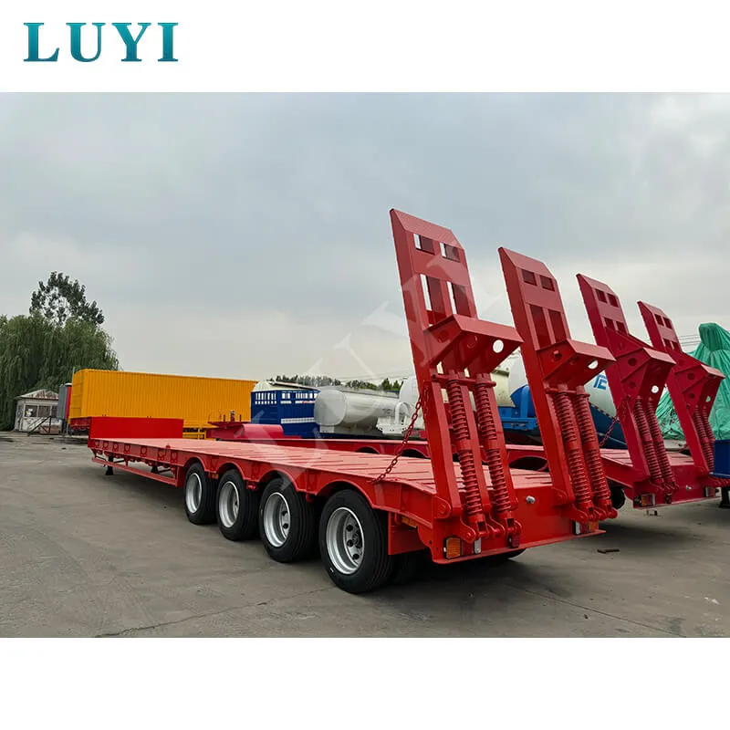 4‑axle low‑bed semi‑trailer