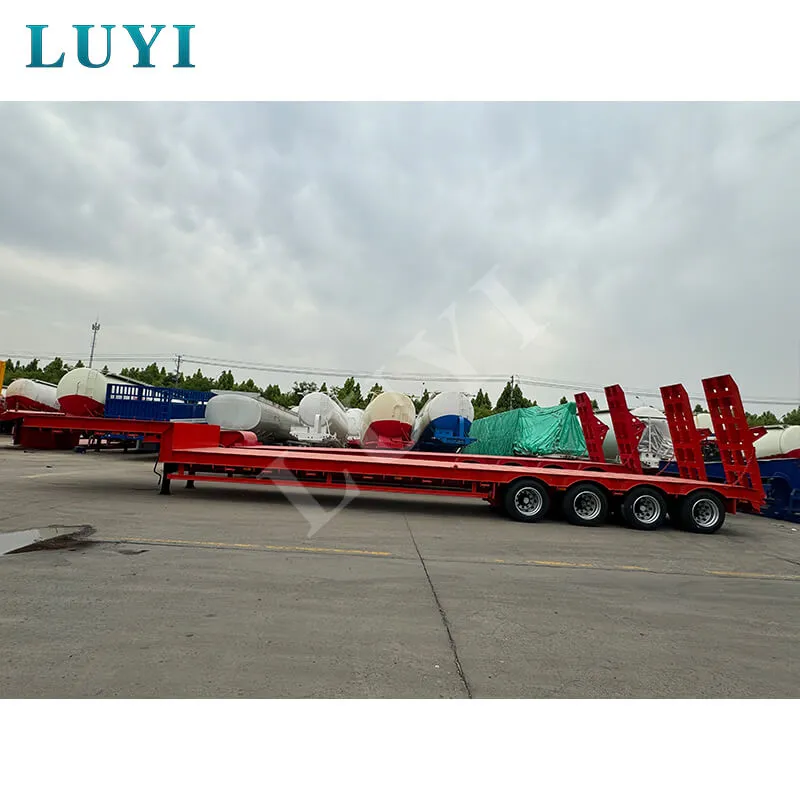 4‑axle low‑bed semi‑trailer