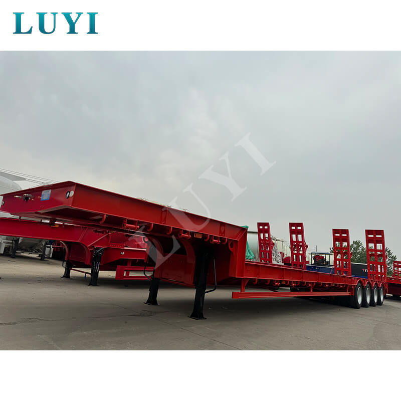 4‑axle low‑bed semi‑trailer