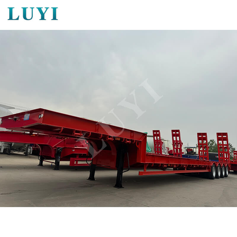 4‑axle low‑bed semi‑trailer
