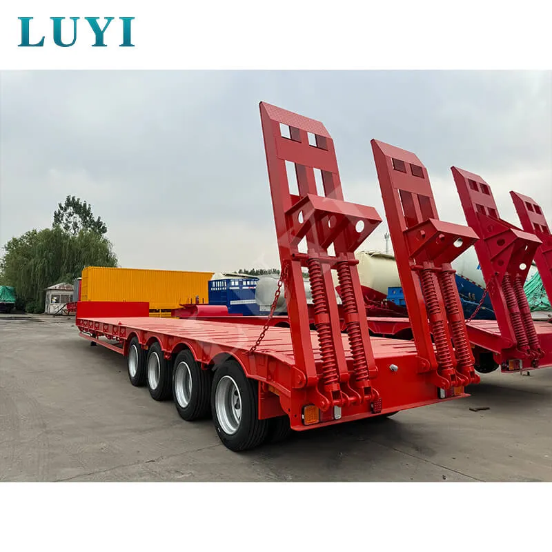 4‑axle low‑bed semi‑trailer