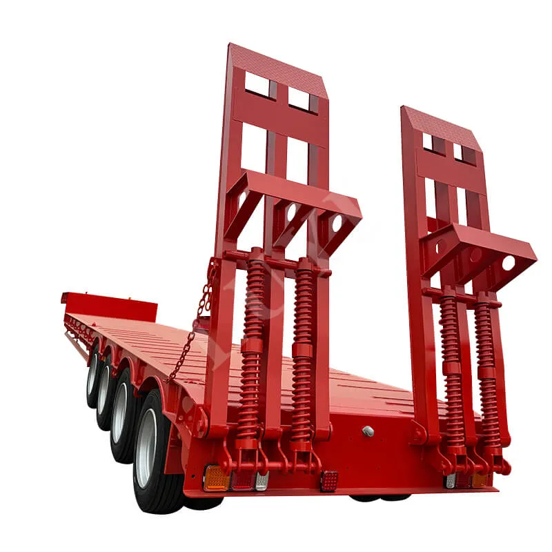 4‑axle low‑bed semi‑trailer