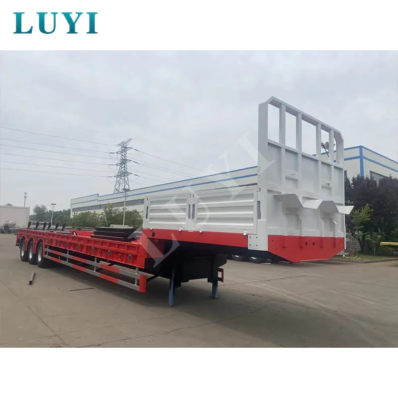 3‑axle low‑bed semi‑trailer