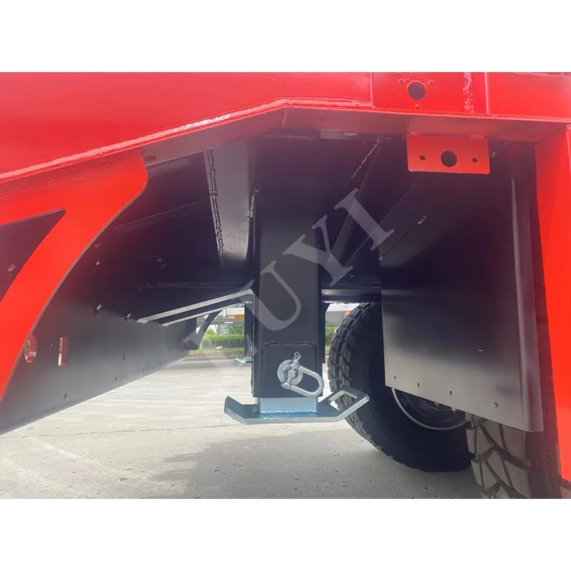 3‑axle low‑bed semi‑trailer