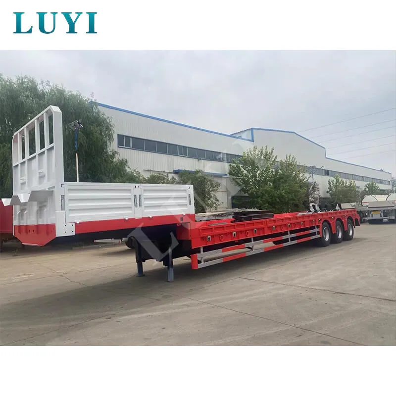 3‑axle low‑bed semi‑trailer