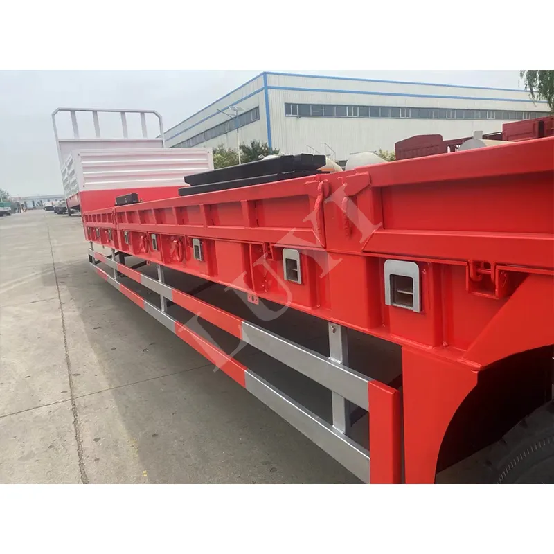 3‑axle low‑bed semi‑trailer