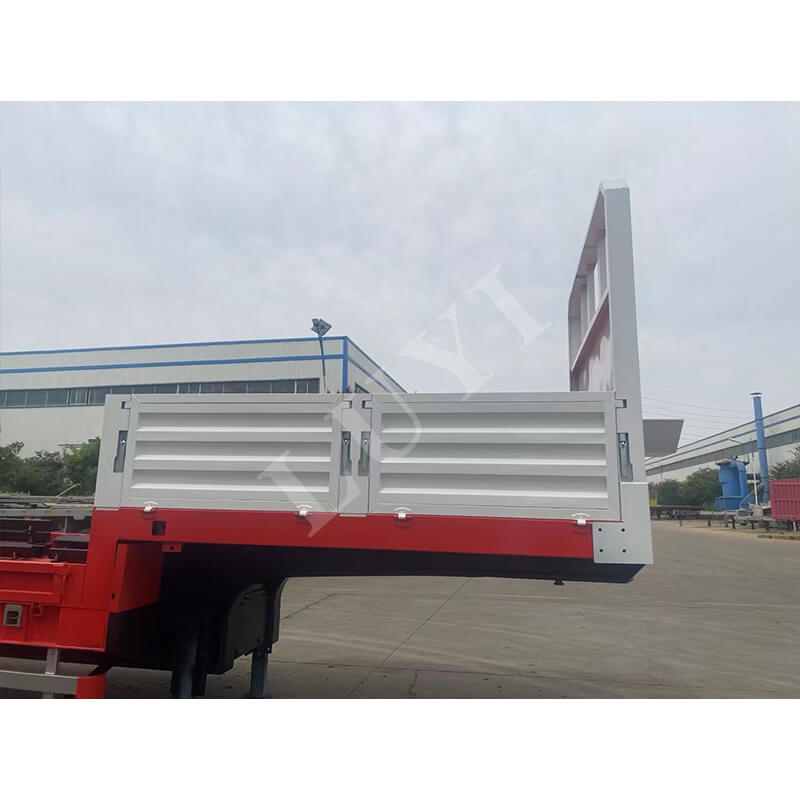 3‑axle low‑bed semi‑trailer