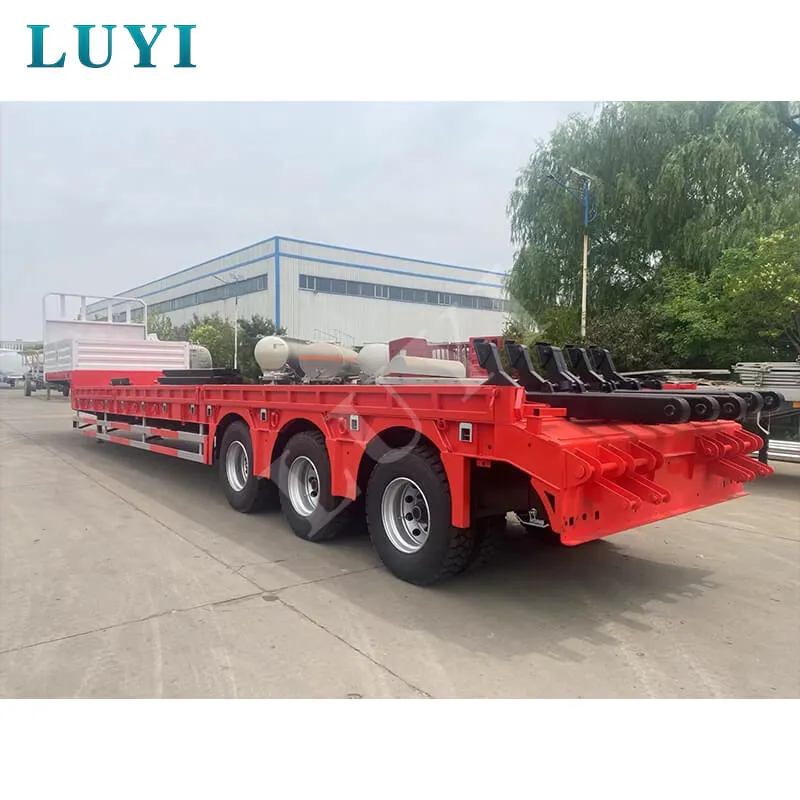 3‑axle low‑bed semi‑trailer
