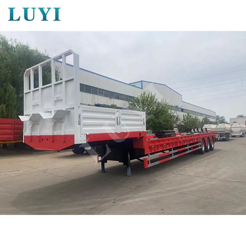 3‑axle low‑bed semi‑trailer