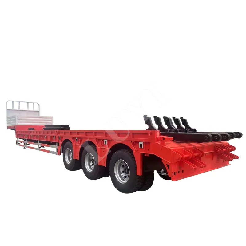 3‑axle low‑bed semi‑trailer