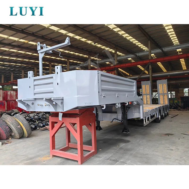 16‑meter 4‑axle extensible low‑bed semi‑trailer